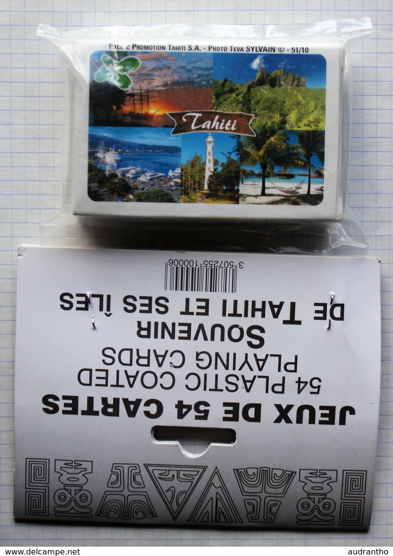 Jeu 54 Cartes à Jouer Souvenir De Tahiti Et Ses îles Polynésie Française Neuf Pacific Promotion Photo Teva Sylvain - 54 Cards