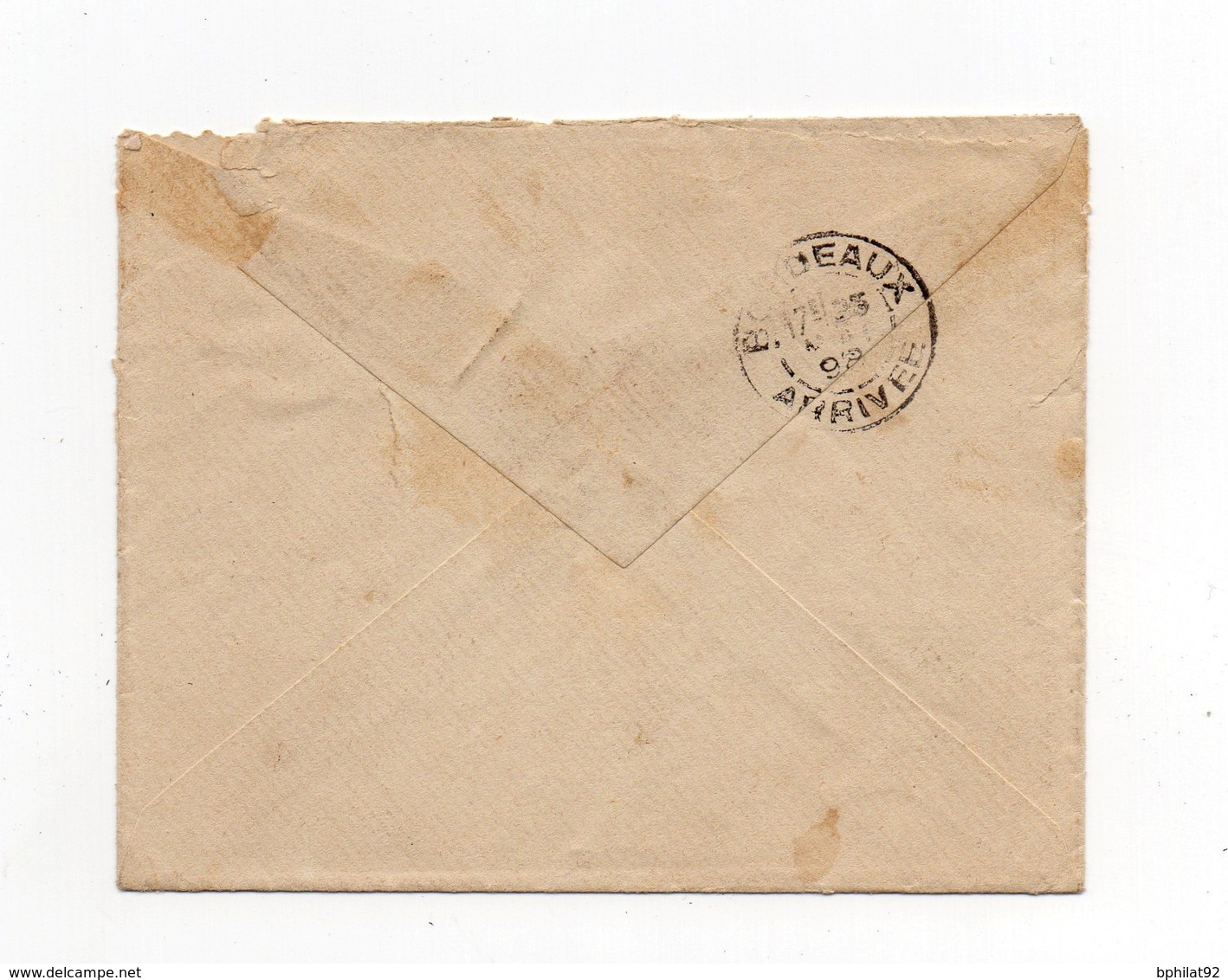 !!! PRIX FIXE : GUYANE, LETTRE DE CAYENNE DU 3/5/1898 POUR BORDEAUX, AFFRANCH GROUPES - Covers & Documents