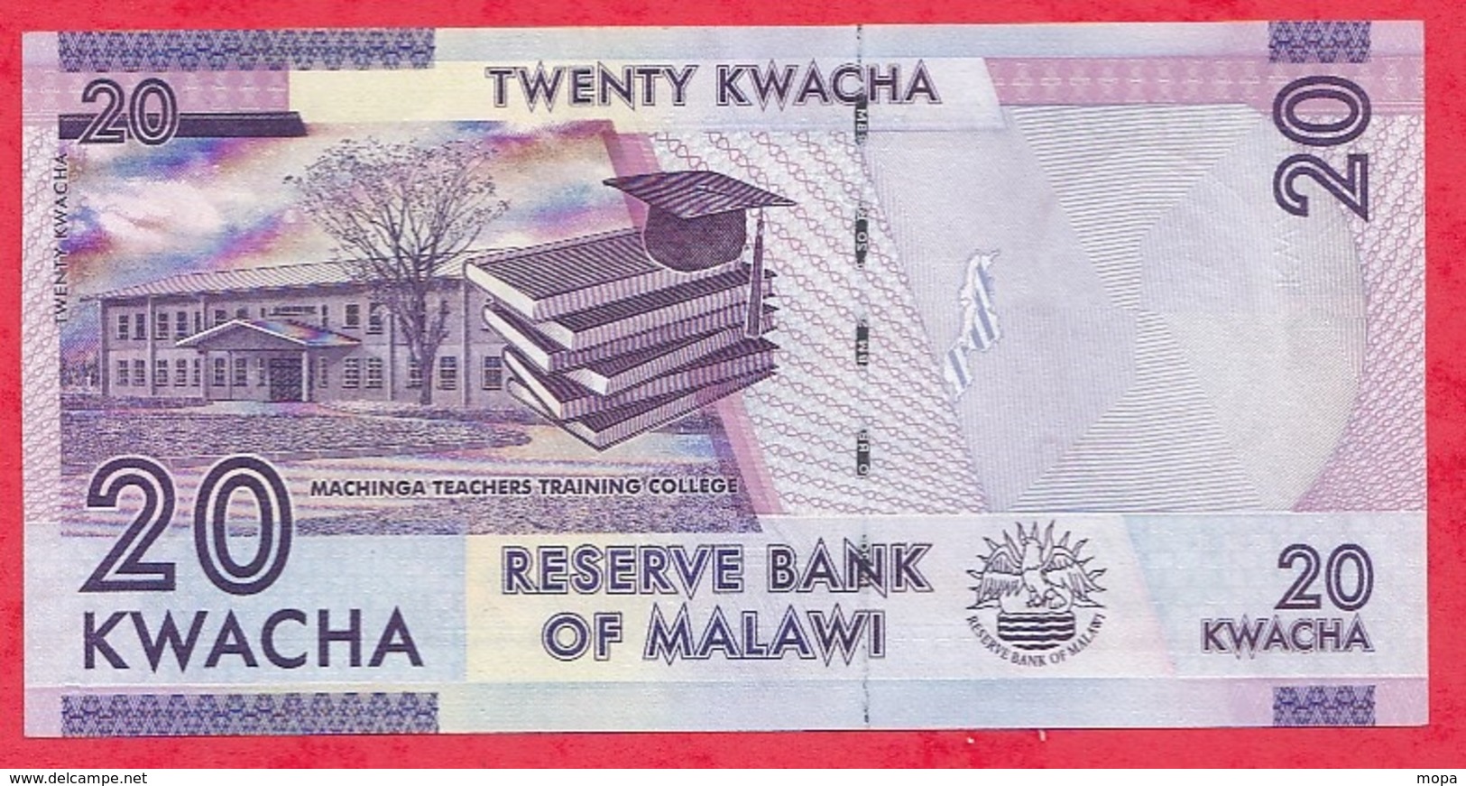 Malawi 20 Kwacha 2012 En UNC (3) - Malawi