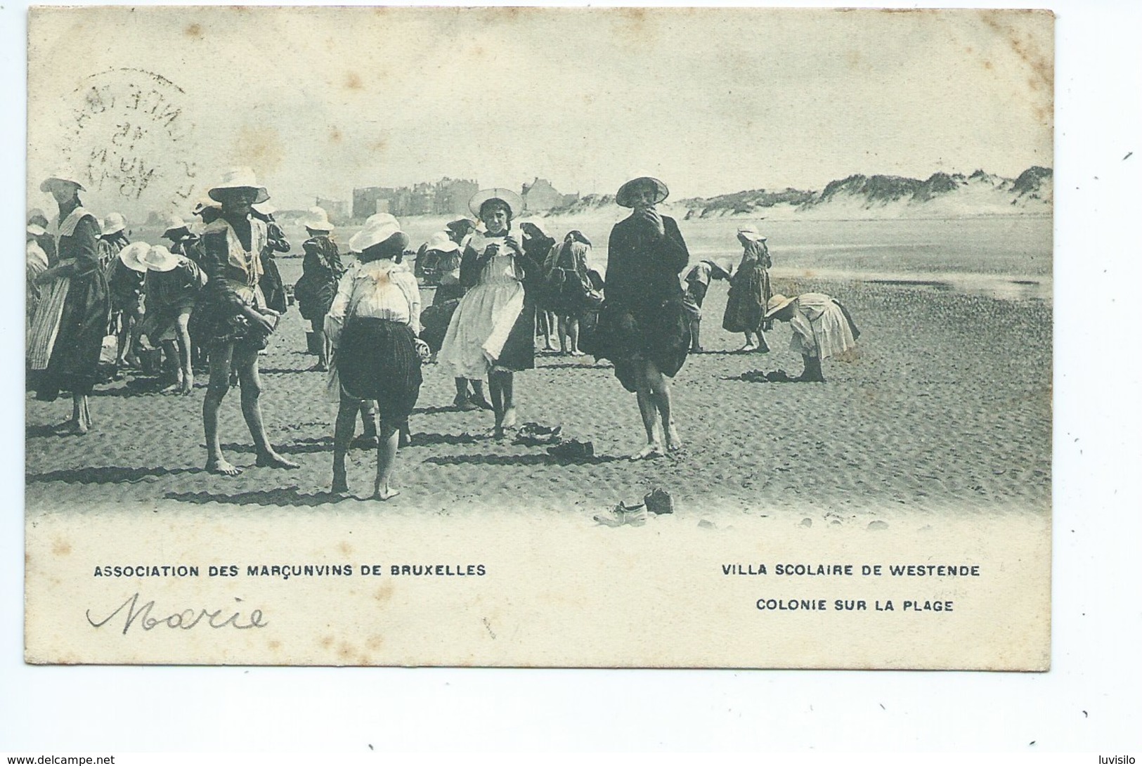 Westende Villa Scolaire De Westende - Colonie Sur La Plage - Association Des Marçunvins De Bruxelles - Westende