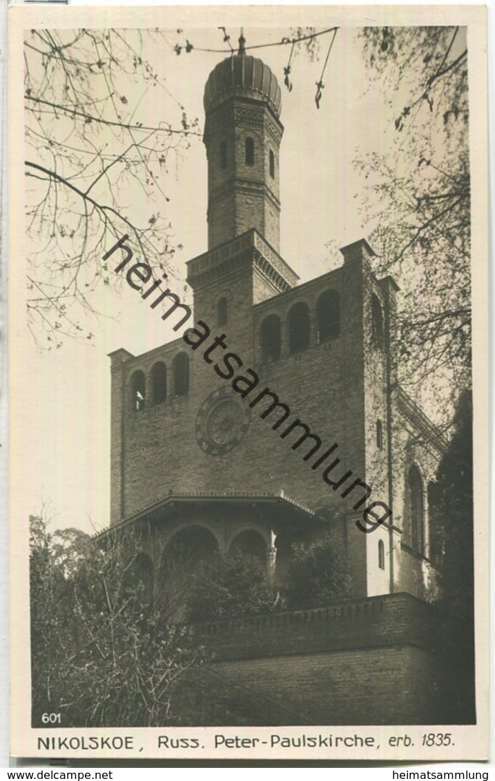 Berlin-Zehlendorf - Nikolskoe - Russ. Peter-Paulskirche - Verlag Ludwig Walter Berlin - Zehlendorf