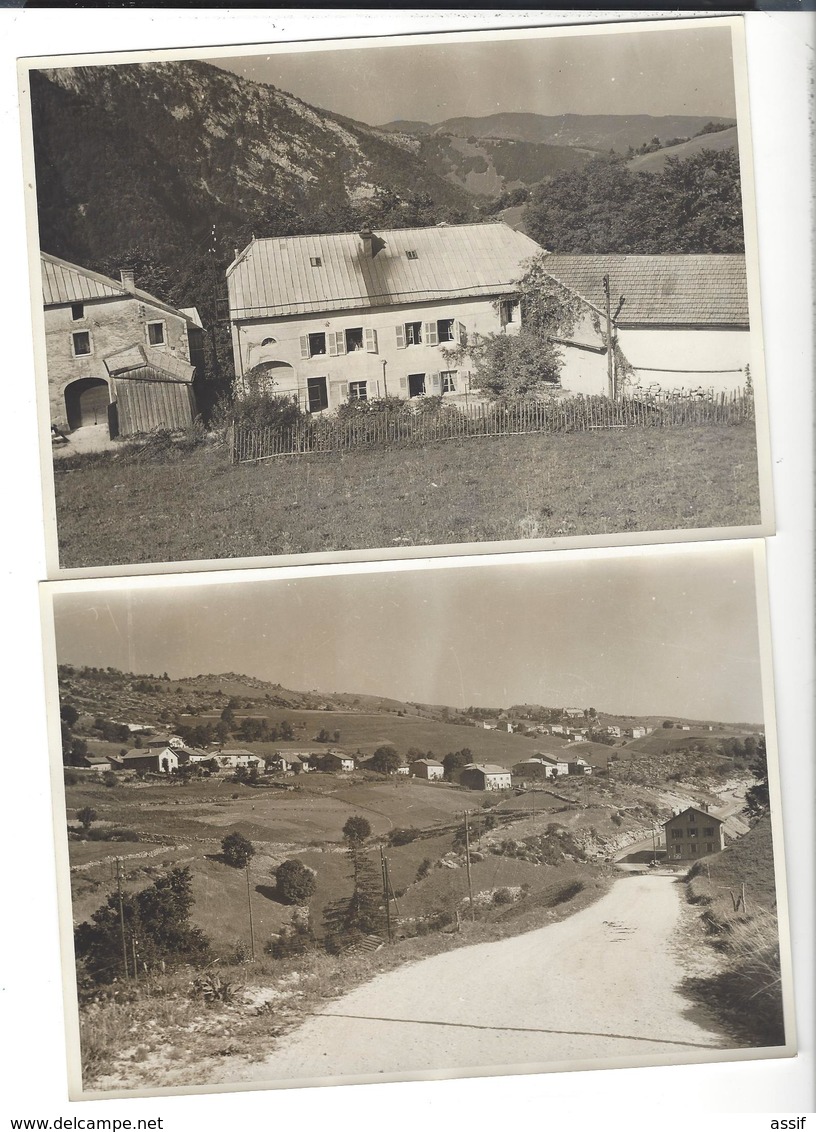 SEPTMONCEL ( Jura )   Maison De Mme Collet  -  Hameau De Montépile   ( Août 1937 ) Visuel  Env . 12,5 X 17,5 Cm - Lieux