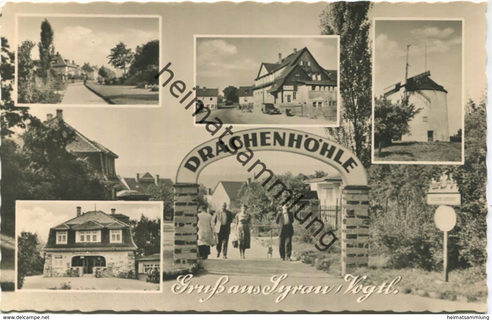 Syrau - Drachenhöhle - Verlag VEB Bild Und Heimat Reichenbach 50er Jahre - Syrau (Vogtland)