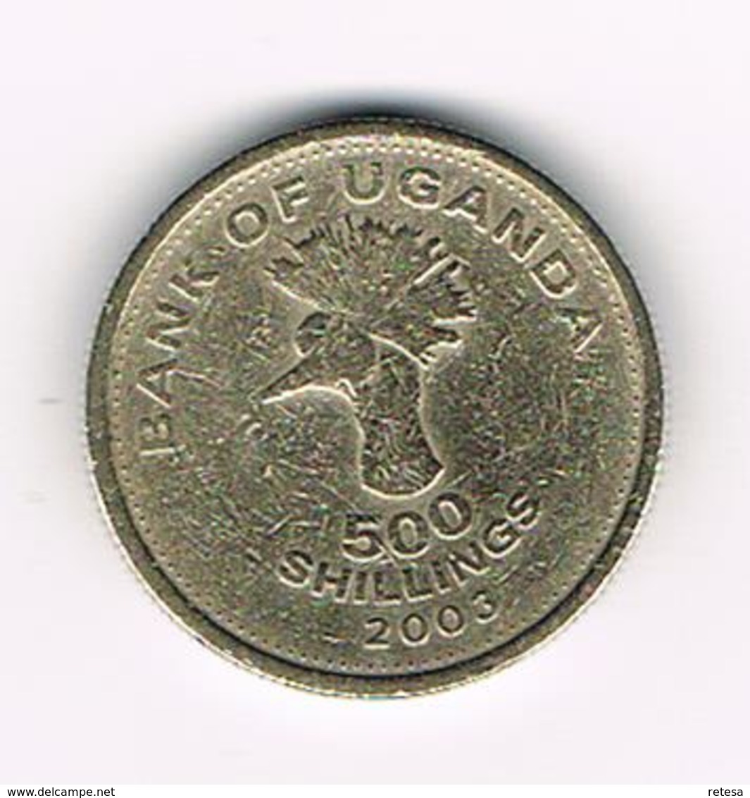 &  OEGANDA 500 SHILLINGS   2003 - Ouganda