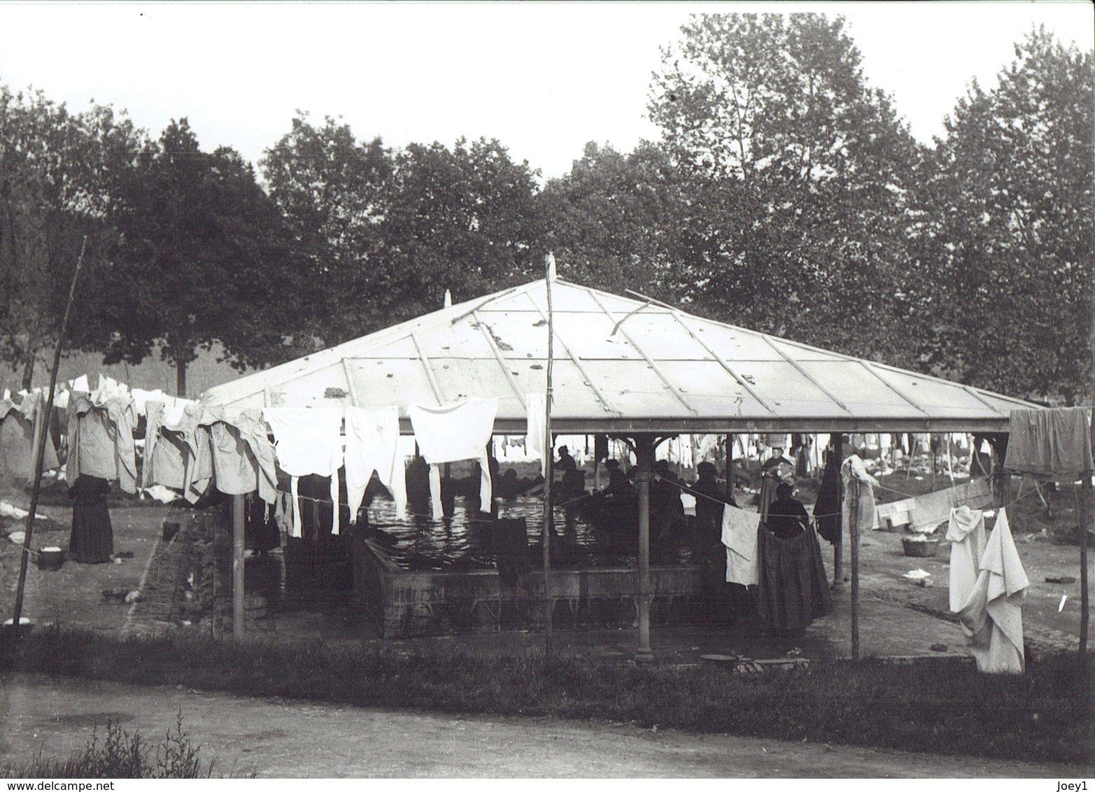 Photo Bayonne Le Lavoir St Léon,environ 1900,n Existe Plus, Photo Argentique 13/18 - Sonstige & Ohne Zuordnung