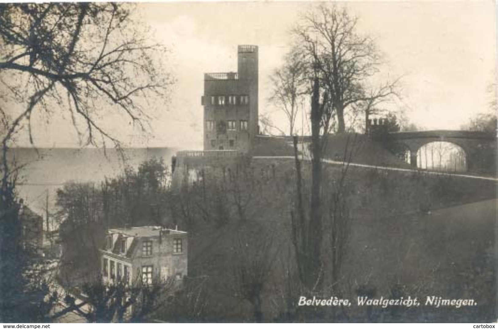 Nijmegen, Belvedere, Waalgezicht  (type Fotokaart) - Nijmegen