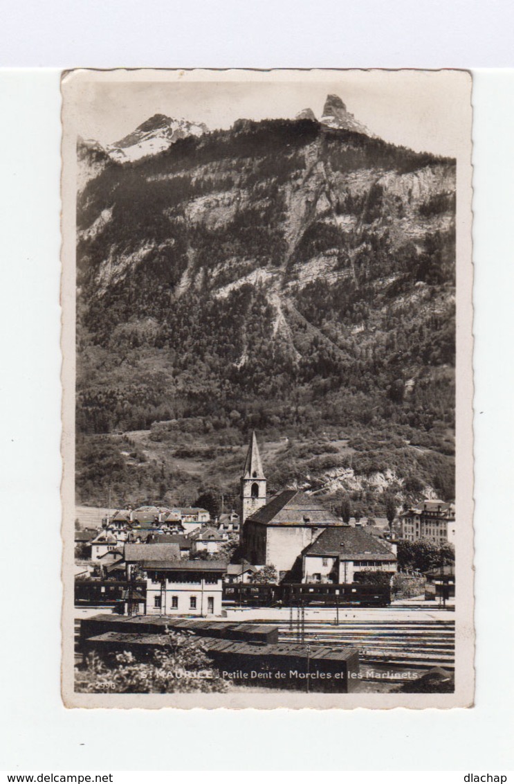 St Maurice.Petite Dent De Morcles Et Les Martinets. (3141) - Saint-Martin