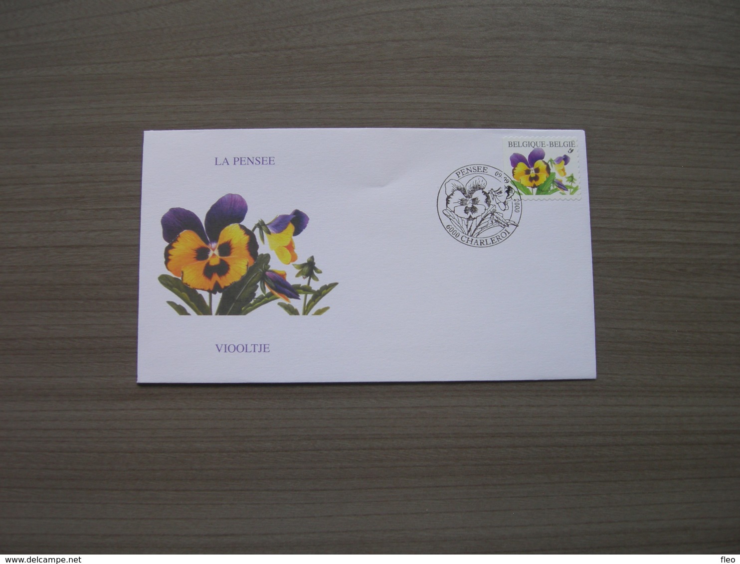 BELG.2000 2937 - FDC - Bloemen - Viooltjes - Uit Boekje     (Album 109) - 1991-2000