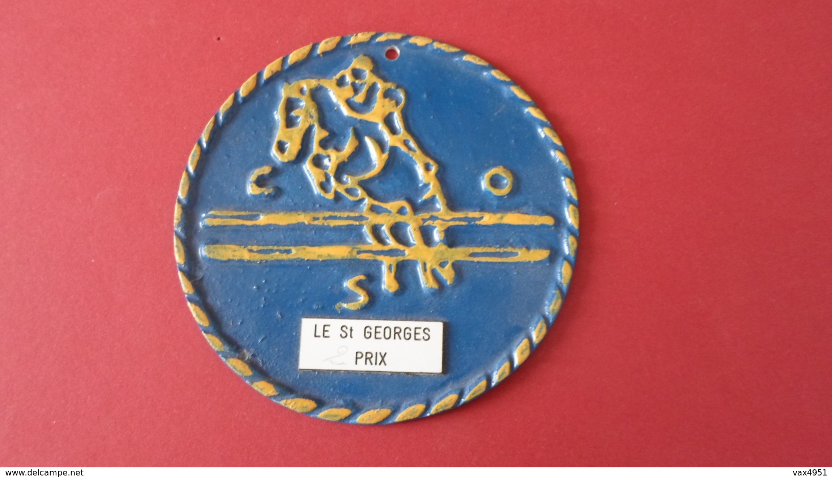 EQUITATION PLAQUE  2 EME PRIX  LE SAINT GEORGES  07/02 /1999 ****   A  SAISIR ***** - Reiten