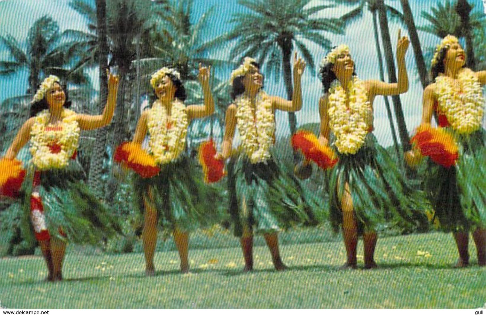 Etats-Unis  HAWAI HAWAIIAN DANCERS Dance Danse Danseurs *PRIX FIXE - Maui