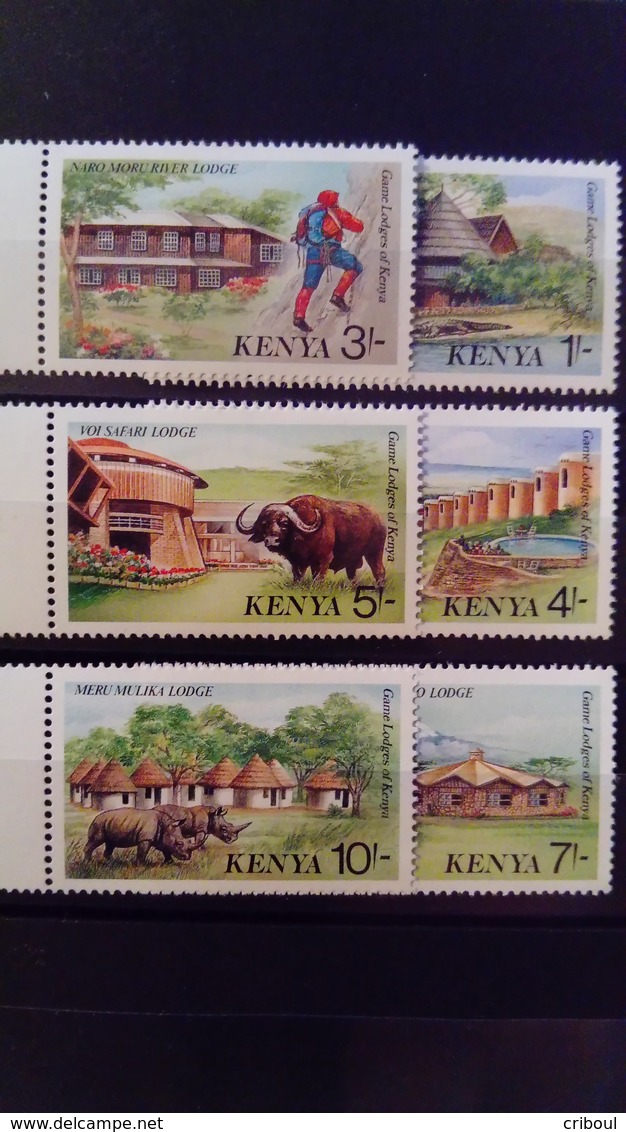 Kenya 1988 Tourisme Animaux Tourism Animals Yvert 427-432 ** MNH - Kenia (1963-...)