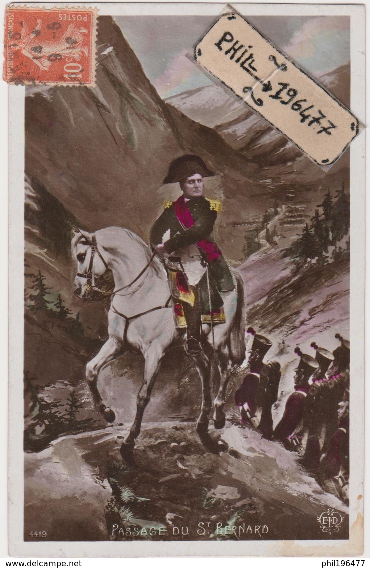 Napoléon-Bonaparte - Cpa / Passage Du St-Bernard. - Histoire