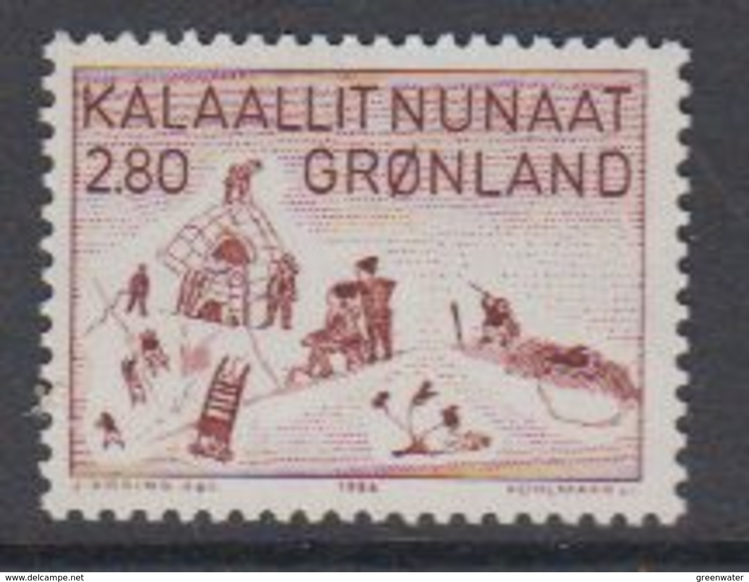 Greenland 1986 Kunst 1v ** Mnh (41074H) - Nuevos