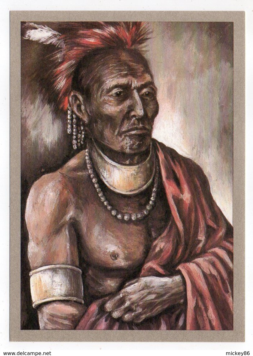 Thème  Indiens -- KRIEGER DER OSTLICHEN  --- Illustrateur Et Texte  K-D  KUBAT - Native Americans