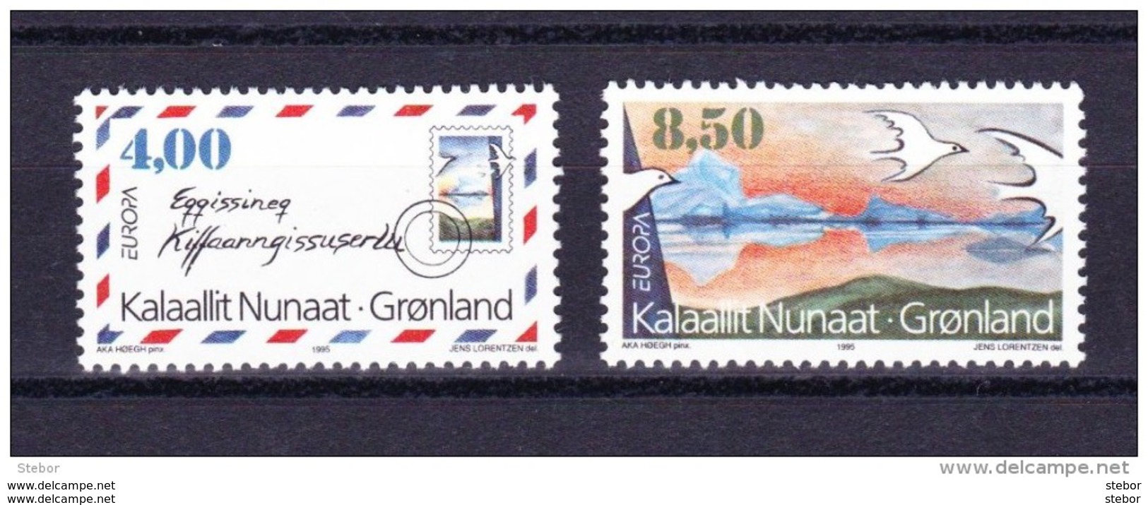 Groenland 1995 Nr 250/51 ** Zeer Mooi Lot Krt 2958 - Collections (sans Albums)