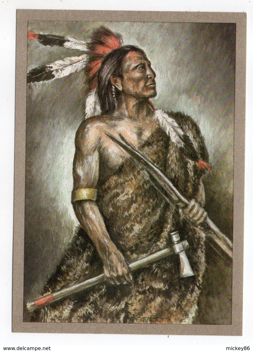 Thème  Indiens --DAKOTA-KRIEGER   --- Illustrateur Et Texte  K-D  KUBAT - Indiens D'Amérique Du Nord