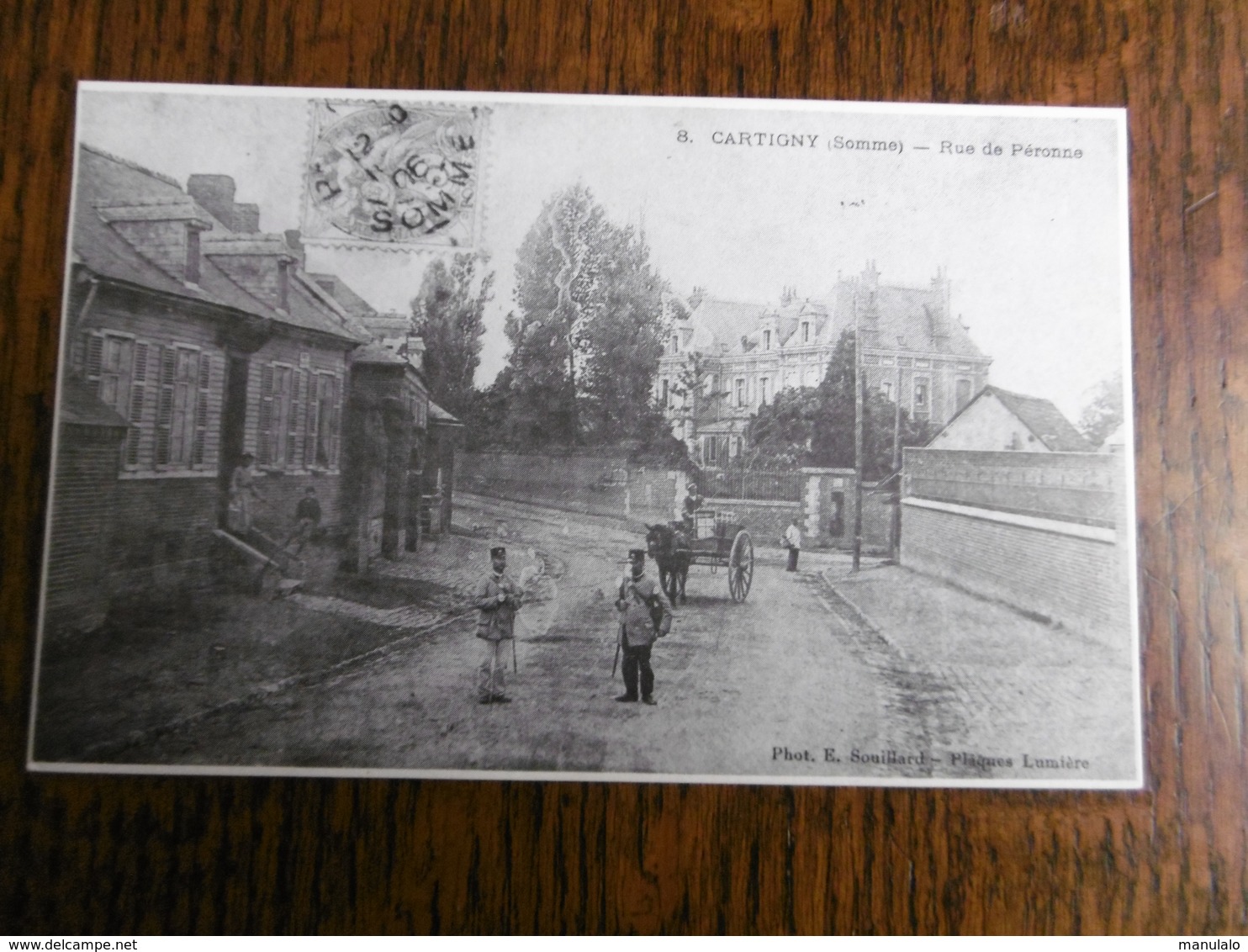 D 80 - Cartigny - Rue De Péronne -  2è Salon De La Carte Postale - Lundi 1 Mai 1989 - Autres & Non Classés