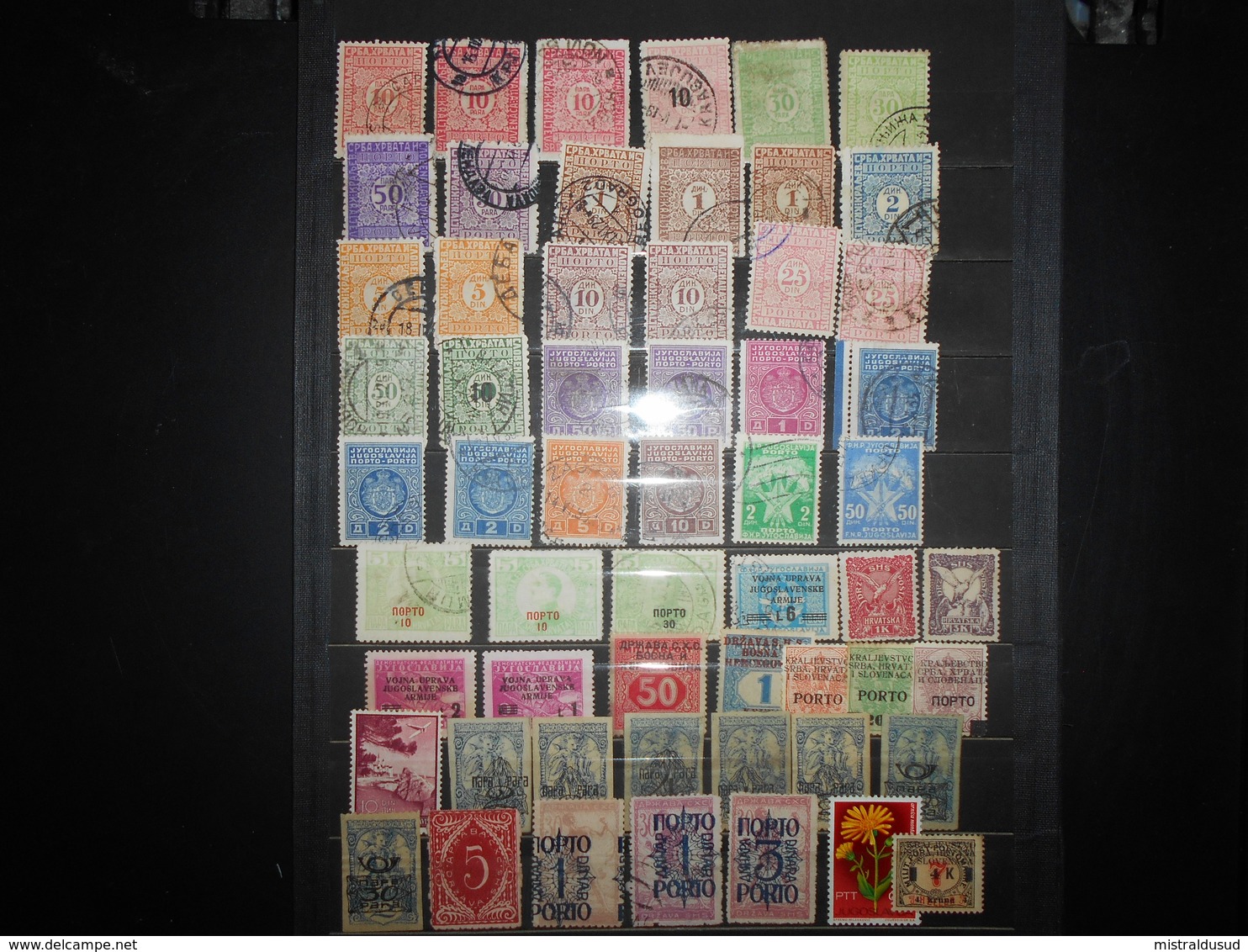 Yougoslavie , Collection 55 Timbres Obliteres , Neuf - Collections, Lots & Series