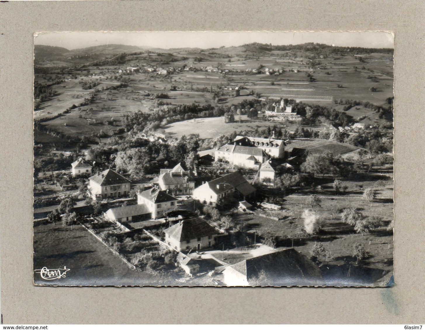 CPSM Dentelée - CHAVANOD (74) -  Vue Aérienne Du Bourg En 1958 - Autres & Non Classés