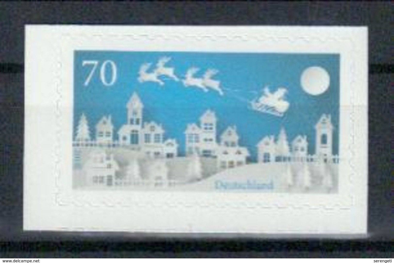 Deutschland 'Weihnachtsmann Mit Rentierschlitten' Skl. / Germany S/A 'Santa Claus With Reindeer Sleigh' **/MNH 2018 - Weihnachten