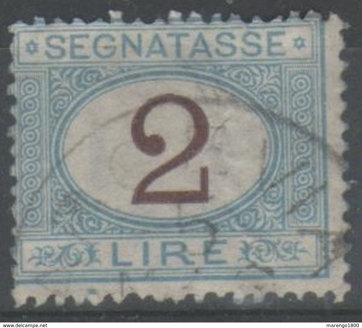 ITALIA 1870 - Segnatasse 2 L. - Segnatasse