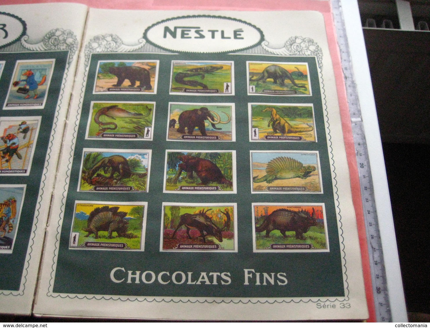 full set 1440 cards, complete sets of 12 excellent chromos, original album - NESTLE butterflies, dogs, horses VG c1926