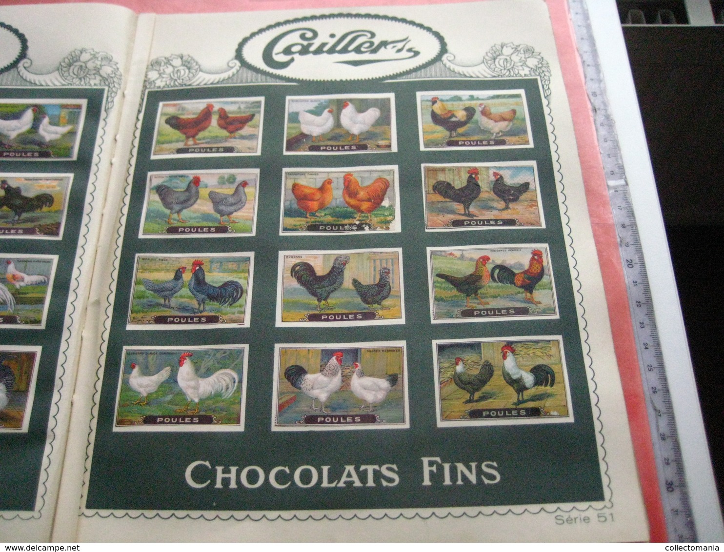 full set 1440 cards, complete sets of 12 excellent chromos, original album - NESTLE butterflies, dogs, horses VG c1926