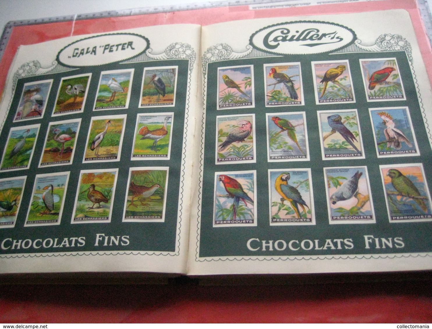 full set 1440 cards, complete sets of 12 excellent chromos, original album - NESTLE butterflies, dogs, horses VG c1926