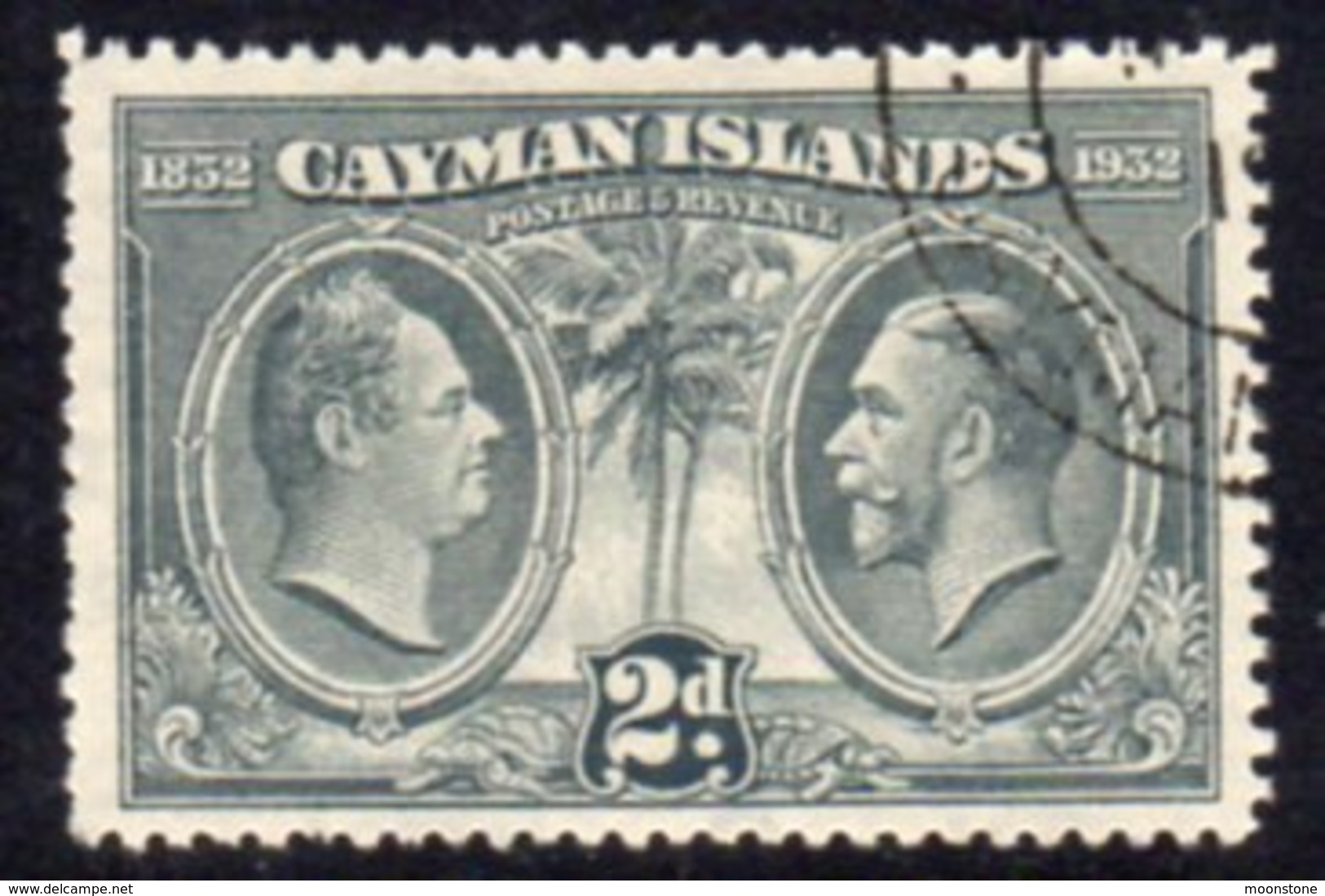 Cayman Islands GV 1932 Centenary Of Assembly 2d Value, Used, SG 88 - Cayman Islands