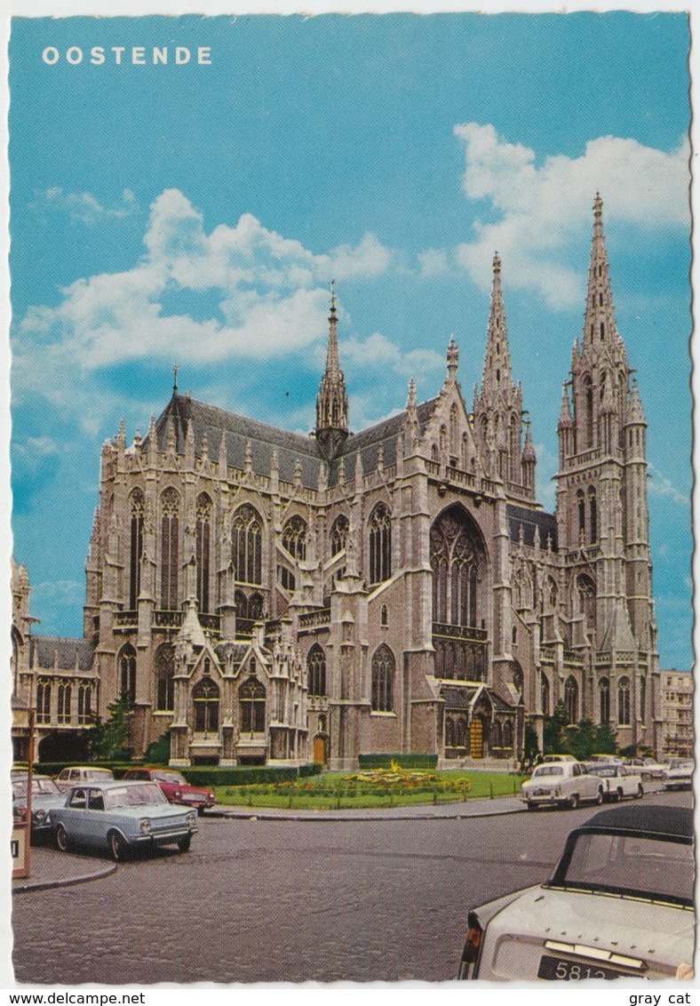 OOSTENDE, Belgium, St. Petrus En Paulus Kathedraal, 1978 Used Postcard [21974] - Oostende