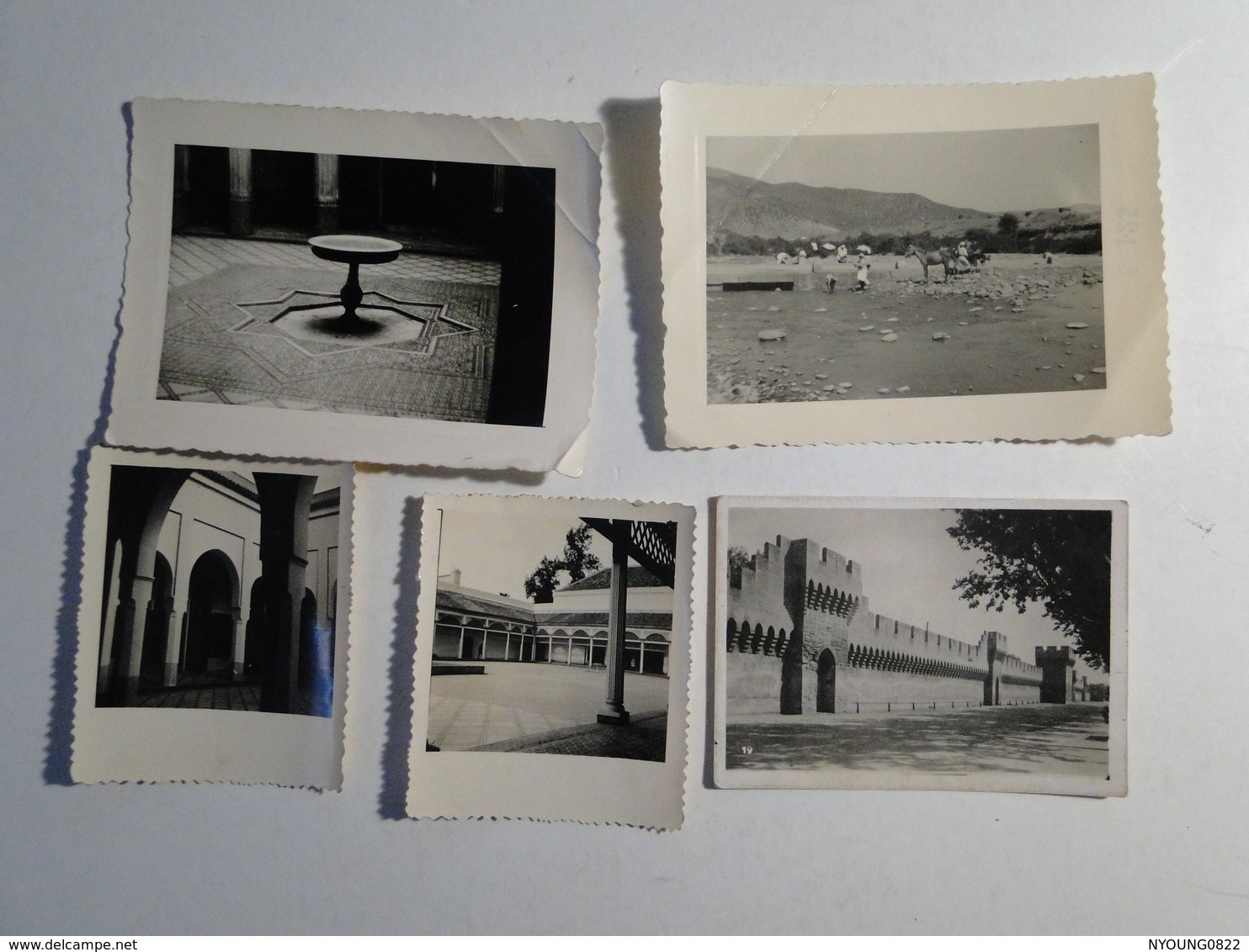 MAROC  - Lot 11 PHOTOS ORIGINALES - MAROC - Fes , Marrakech - Taroudant Etc ANNEES 46-50 - Afrique