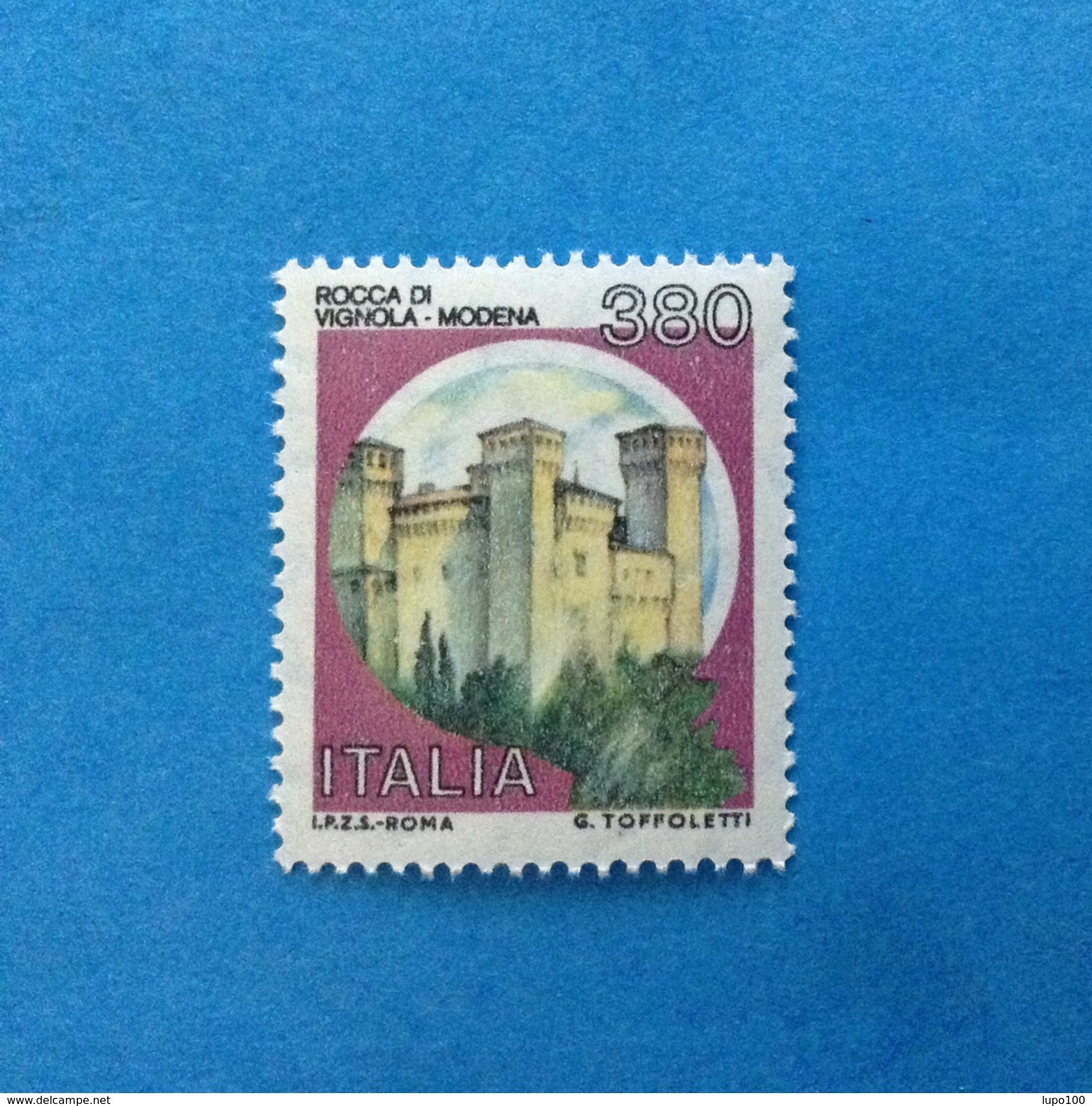 1987 ITALIA FRANCOBOLLO NUOVO STAMP NEW MNH**  - CASTELLI D'ITALIA CASTELLO ROCCA VIGNOLA 380 LIRE - - 1981-90: Neufs