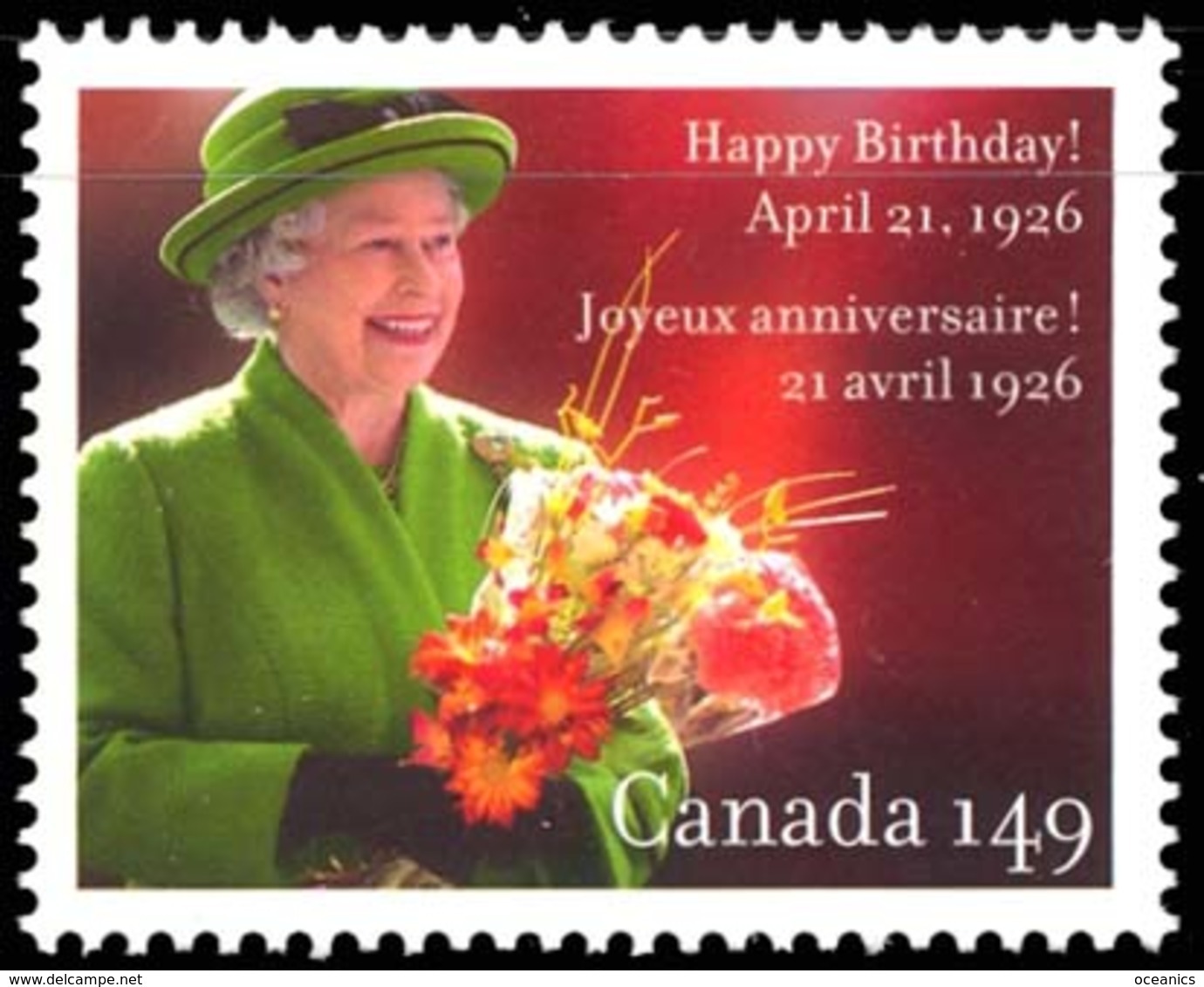 Canada (Scott No.2150a - La Reine / The Queen)  (o) - Usados