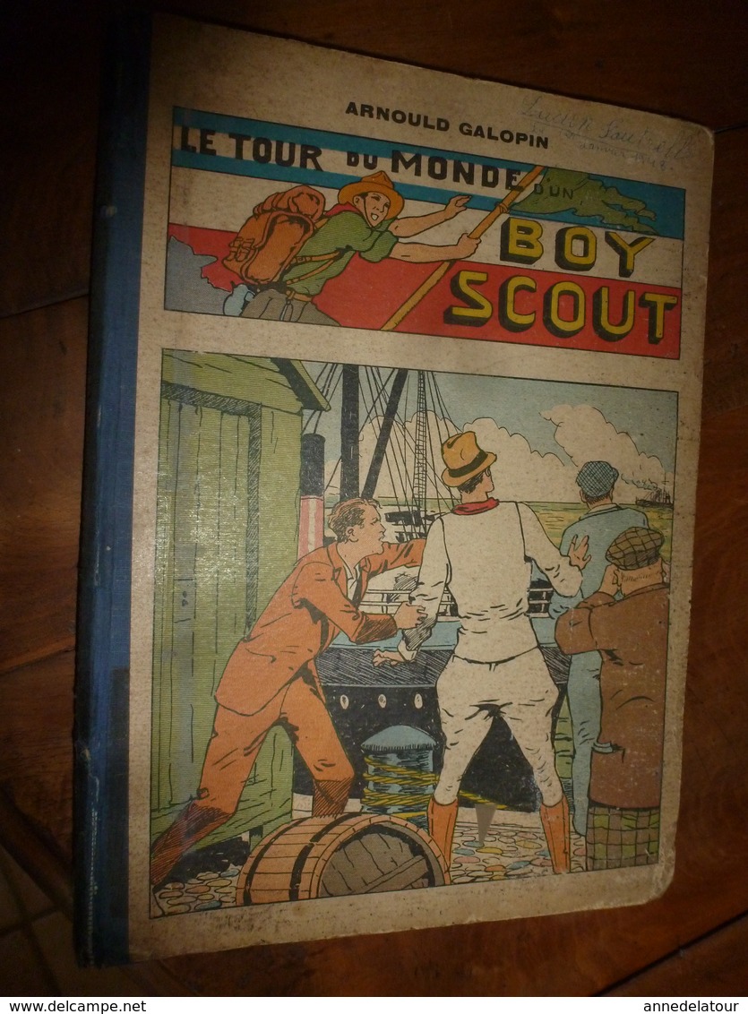 19??  Le Tour Du Monde D'un BOY SCOUT Par Arnould Galopin - Autres & Non Classés