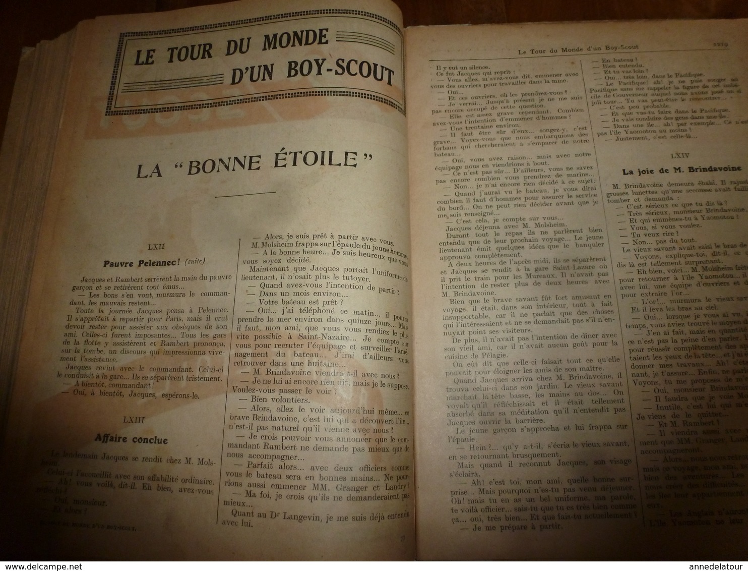 19??  Le Tour du Monde d'un BOY SCOUT par Arnould Galopin