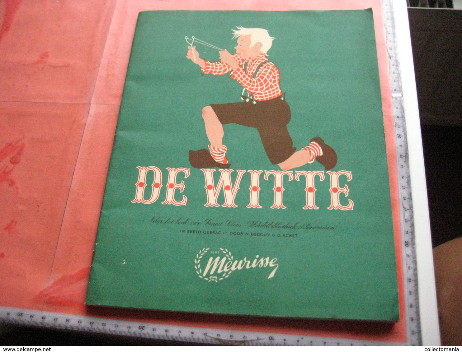 Full Set Complete 243 Chocolate Cards, Original ALBUM Meurisse , By Ernest Claes,  Title White Boy, DE WITTE - Fifties - Jacques