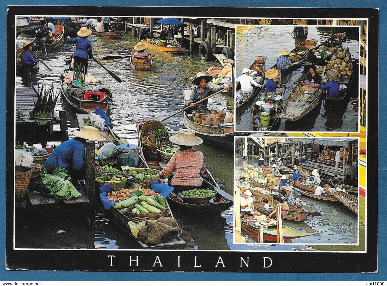 THAILAND FLOATING MARKET ALONG CANAL AT DAMNOEN -SADUAK RATCHABURI USED - Argentina