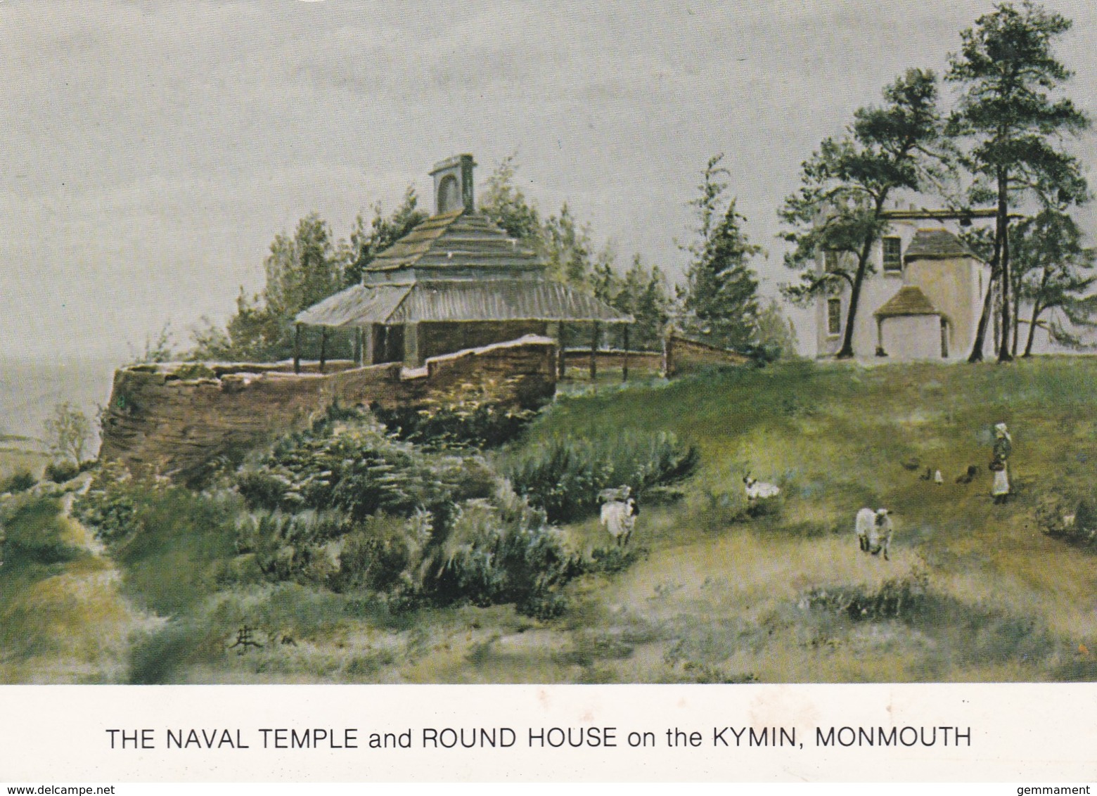 MONMOUTH - THE NAVAL TEMPLE AND ROUND HOUSE ON THE KYMIN - Monmouthshire