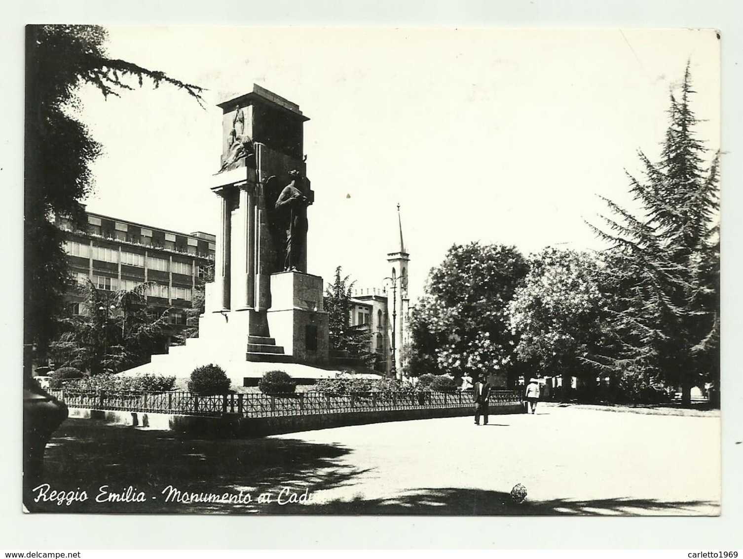 REGGIO EMILIA - MONUMENTO AI CADUTI  -VIAGGIATA  FG - Reggio Emilia