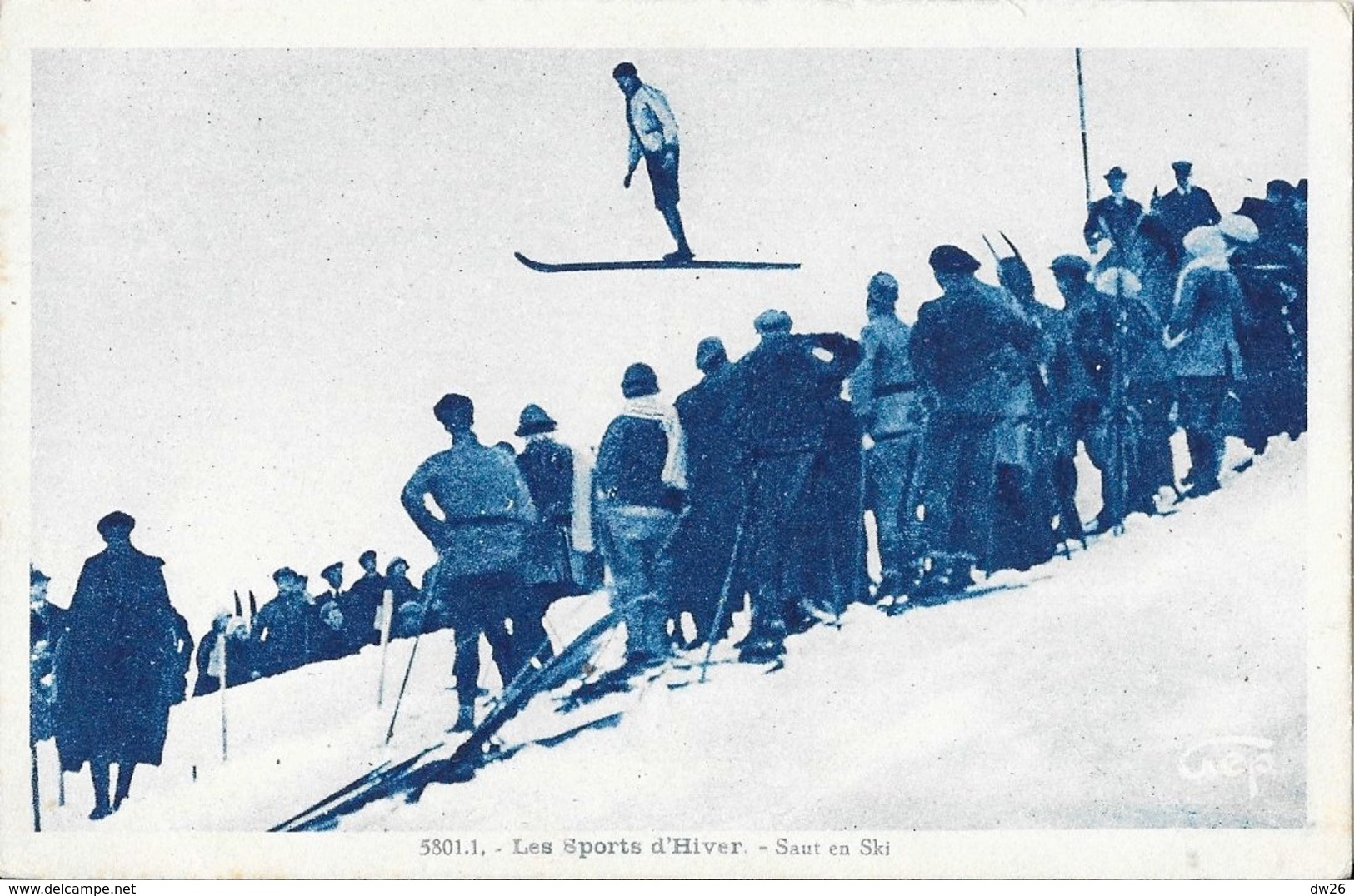 Les Sports D'Hiver - Concourt De Saut En Ski - Carte GEP Cyan N° 5801.1 - Wintersport