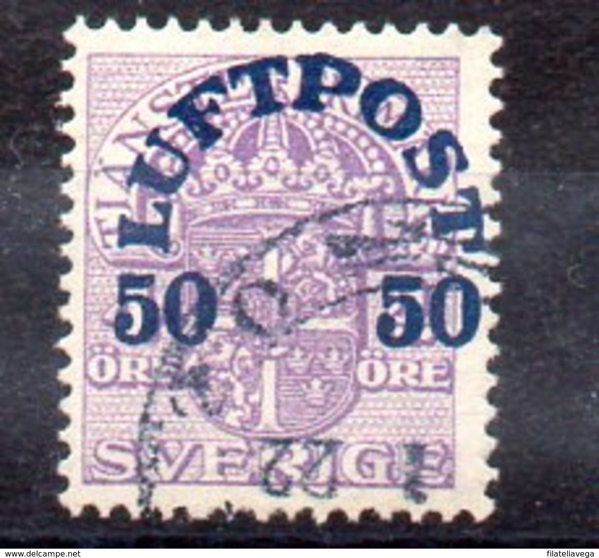 Sello Aéreo De Suecia Nº Yvert 3 O - Used Stamps