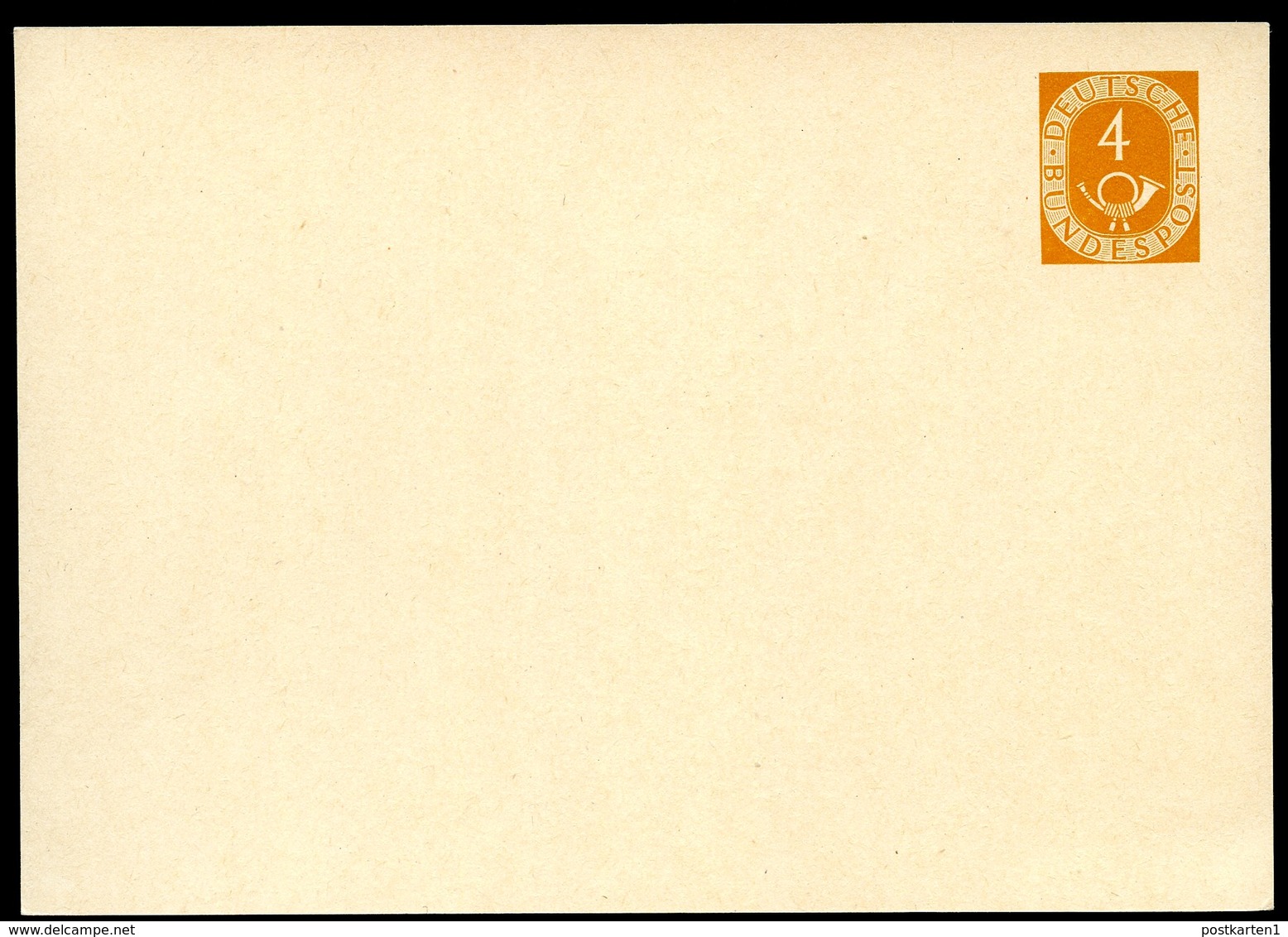 Bund PP2 A1/001 BLANKO 1952 NGK 70,00€ - Private Postcards - Mint