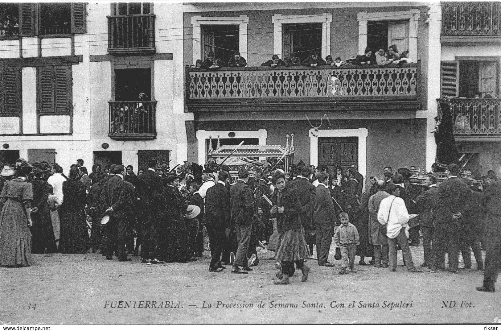 ESPAGNE(FUENTERRABIA) PROCESSION - Autres & Non Classés