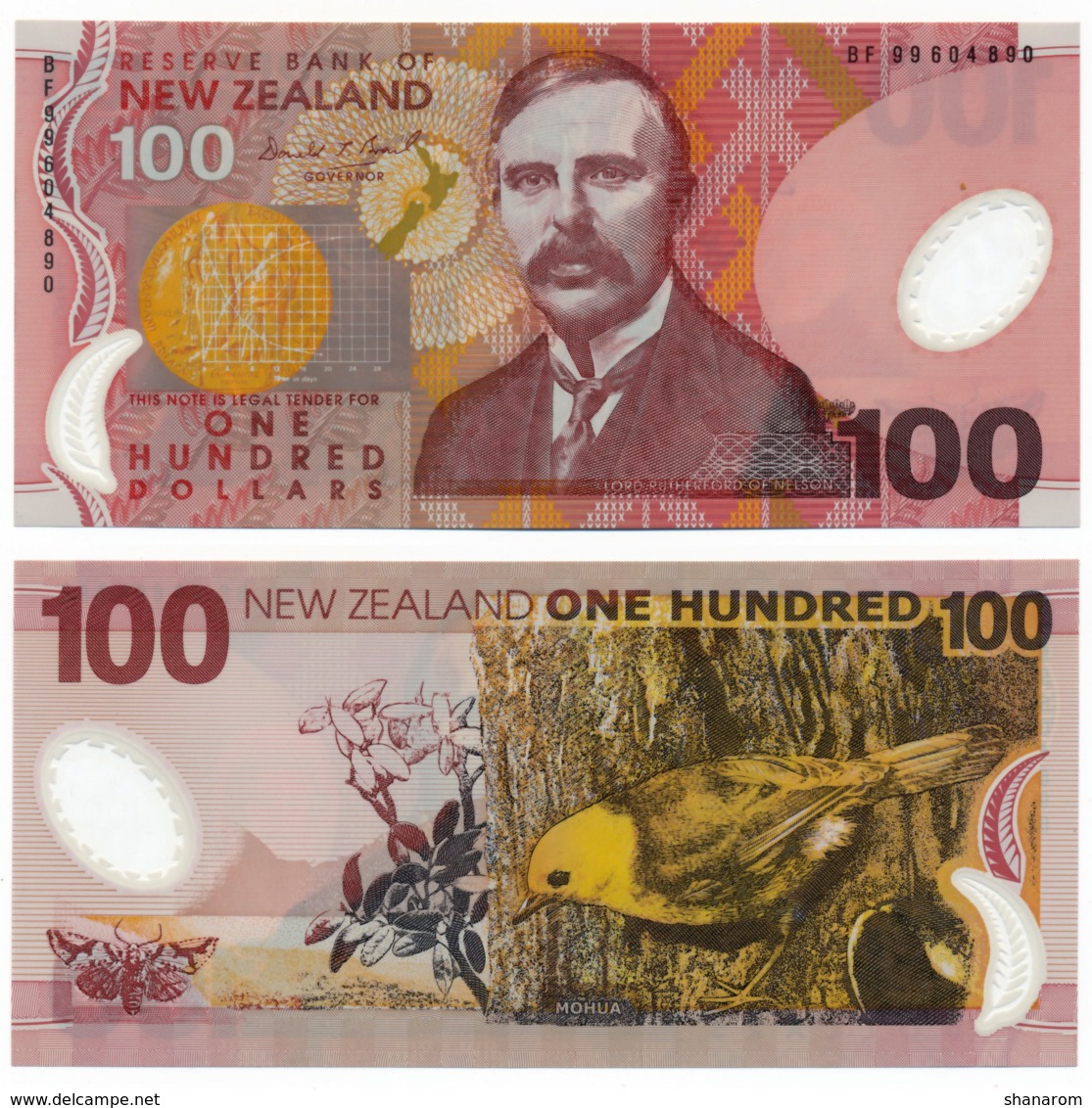 RESERVE BANK OF NEW ZEALAND // One Hundred Dollars // UNC - New Zealand