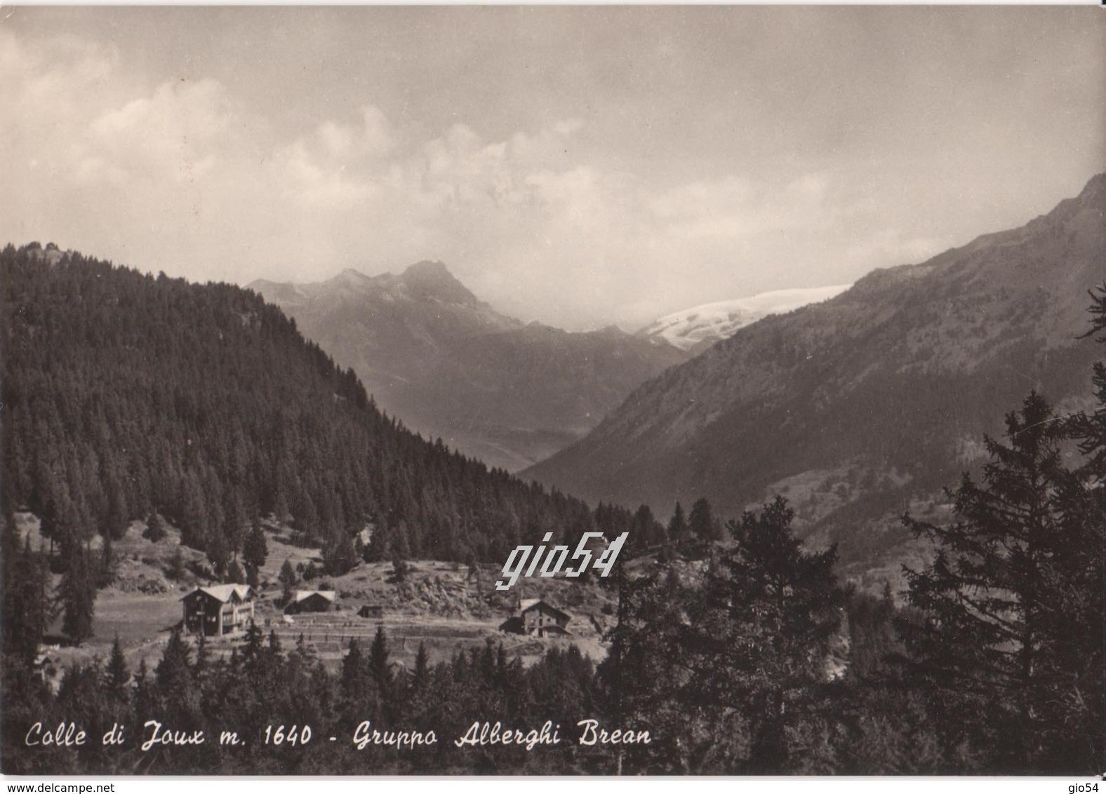 Aosta Saint Vincent Colle Di Joux Alberghi Brean Fg - Altri & Non Classificati