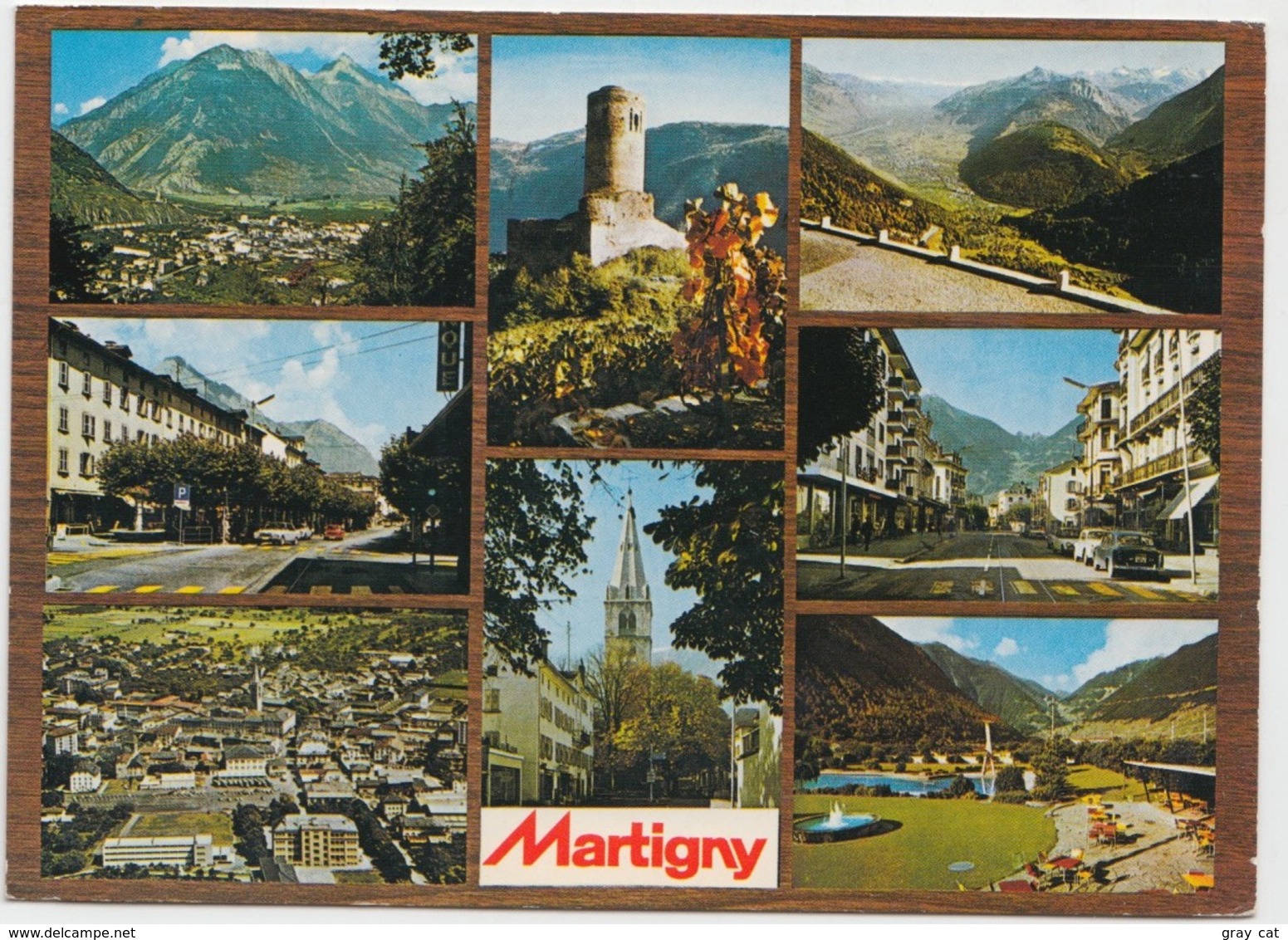 Martigny, Valais, Switzerland, 1981 Used Postcard [21989] - Martigny