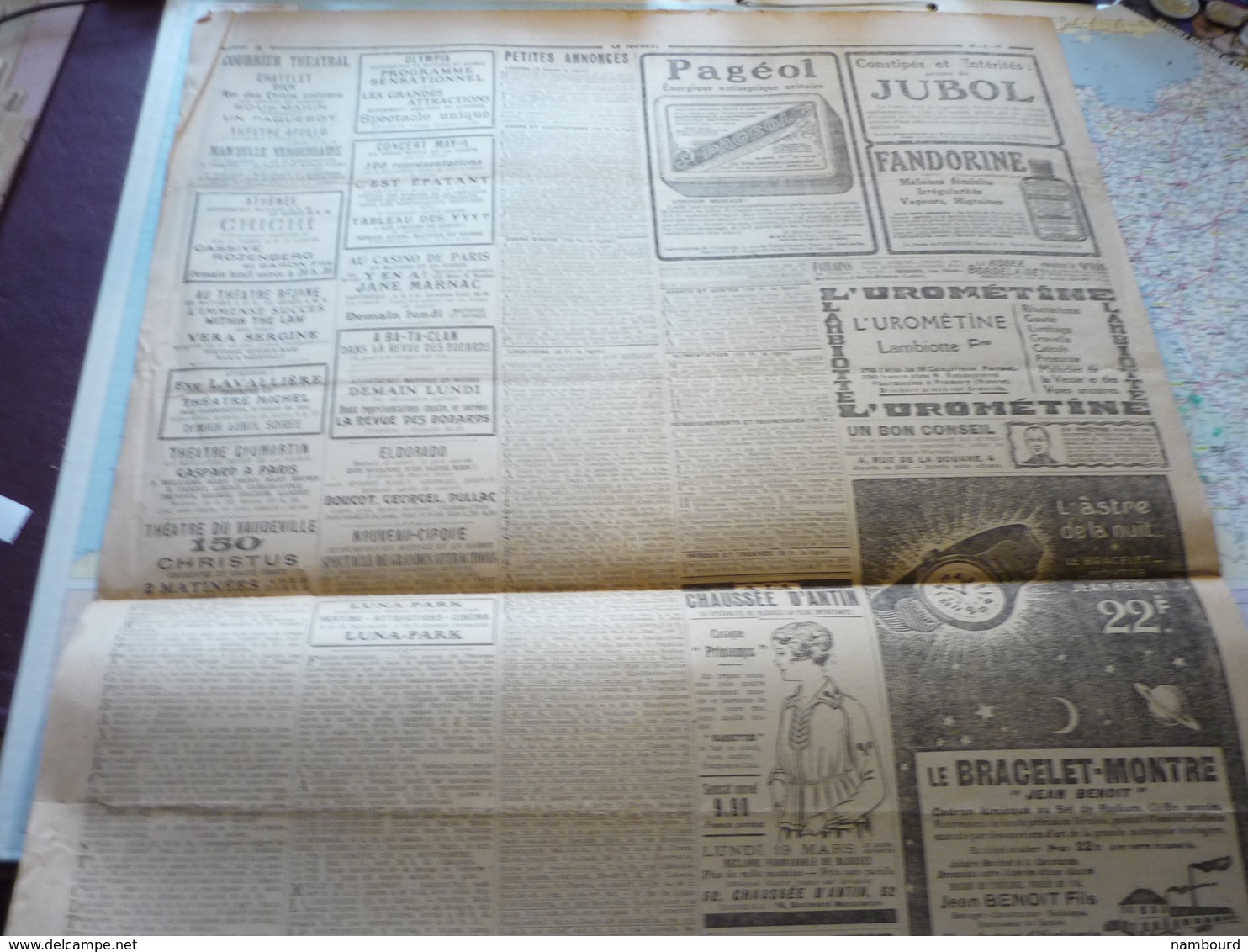 Le Journal Edition De Paris Dimanche 18 Mars 1917 N°8939 Le Tsar Nicolas Abdique /Démission Du Cabinet Briand - 1900 - 1949