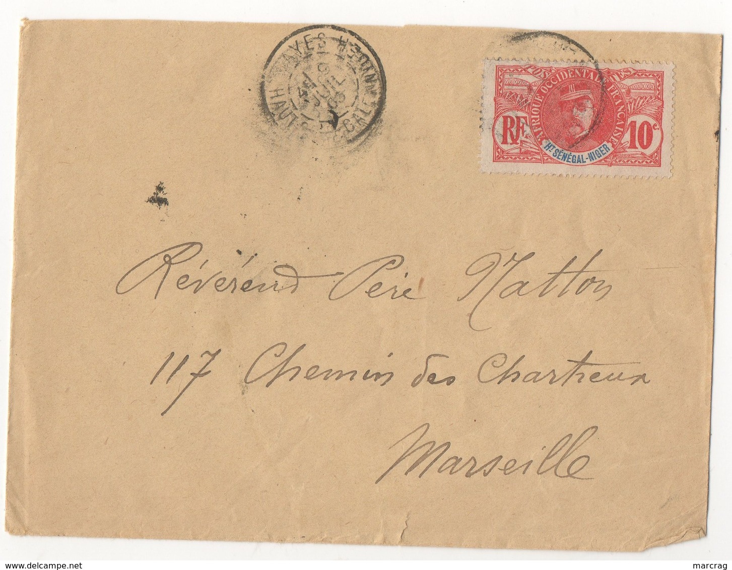 LETTRE DE 1909 DE HAUT SENEGAL ET NIGER - Lettres & Documents