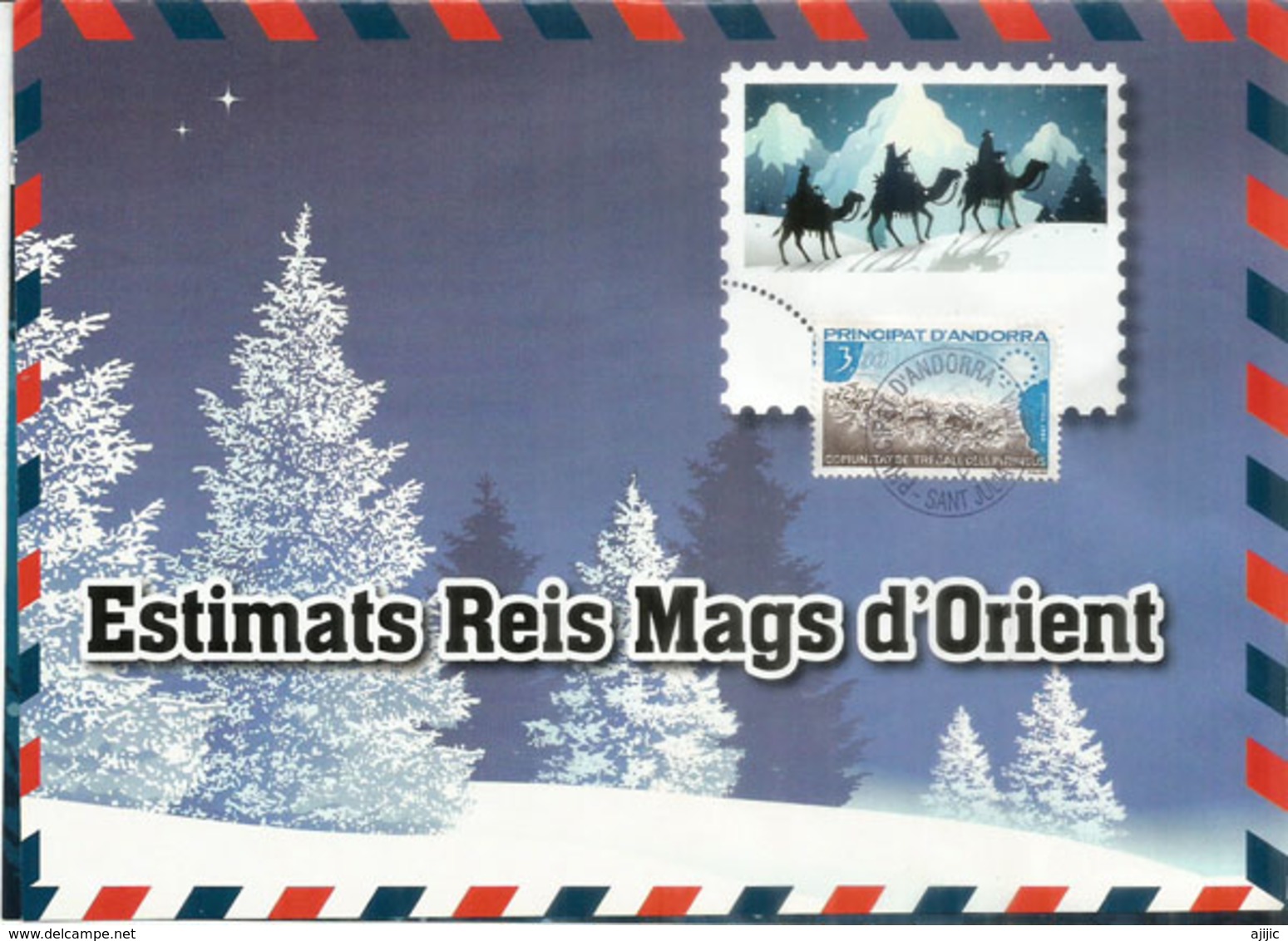 Lettre Aux Rois Mages (pour Noël).  Année 2018 - Storia Postale