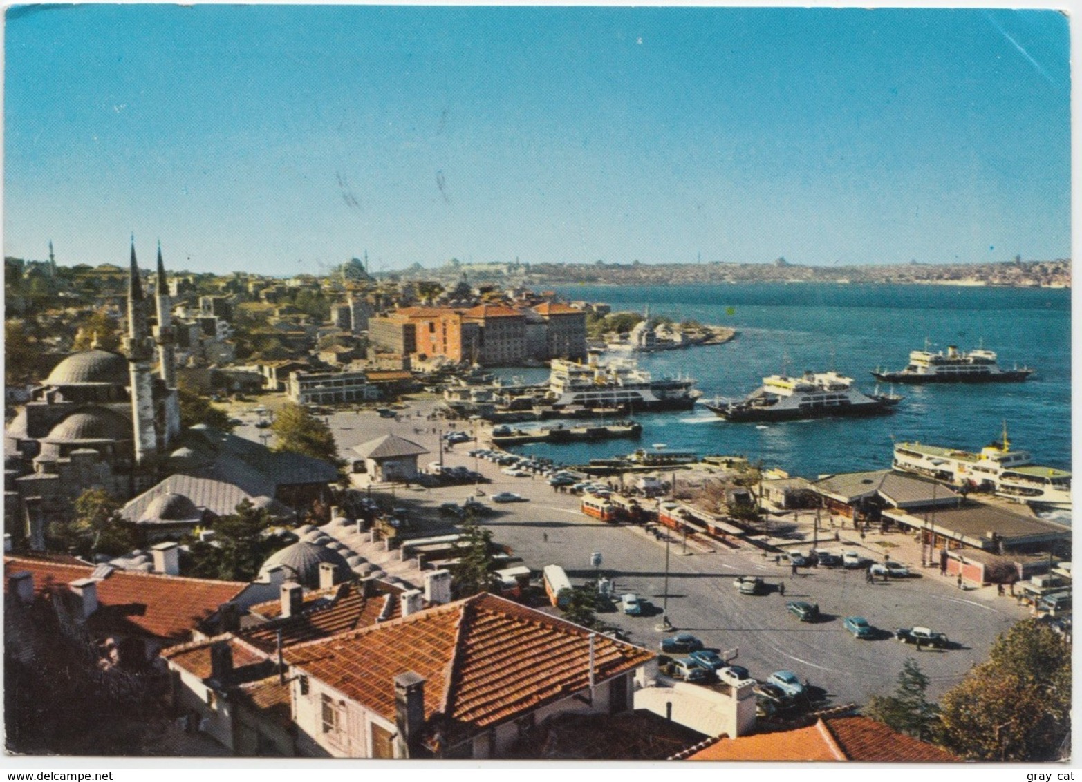 Istanbul, Uskudar And Bosphorus, Turkey, Used Postcard [21995] - Turkey